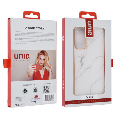 UNIQ Accessory UNIQ Accessory Galaxy A24 TPU Backcover - Marble