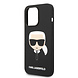Karl Lagerfeld Karl Lagerfeld iPhone 14 Pro Hardcase Backcover - Karl's Head - Magsafe Compatible - Zwart Karl Lagerfeld Karl Lagerfeld iPhone 14 Pro Hardcase Backcover - Karl's Head - Magsafe Compatible - Zwart