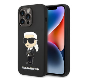 Karl Lagerfeld Karl Lagerfeld Coque arrière rigide pour iPhone 14 Pro - Ikonik NFT Karl - Magsafe Compatible - Noir Karl Lagerfeld Karl Lagerfeld Coque arrière rigide pour iPhone 14 Pro - Ikonik NFT Karl - Magsafe Compatible - Noir