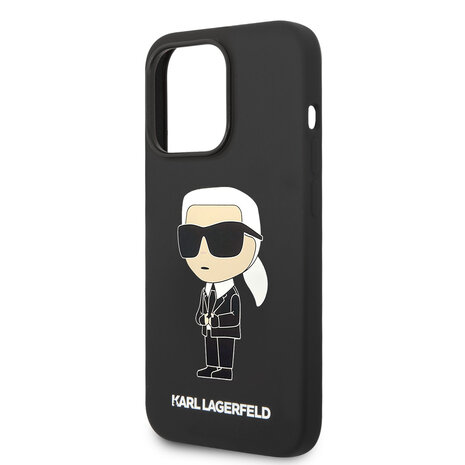 Karl Lagerfeld Karl Lagerfeld Coque arrière rigide pour iPhone 14 Pro - Ikonik NFT Karl - Magsafe Compatible - Noir Karl Lagerfeld Karl Lagerfeld Coque arrière rigide pour iPhone 14 Pro - Ikonik NFT Karl - Magsafe Compatible - Noir