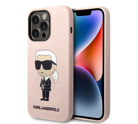 Karl Lagerfeld Karl Lagerfeld iPhone 14 Pro Hardcase Backcover - Ikonik NFT Karl - Magsafe Compatible - Pink Karl Lagerfeld Karl Lagerfeld iPhone 14 Pro Hardcase Backcover - Ikonik NFT Karl - Magsafe Compatible - Pink