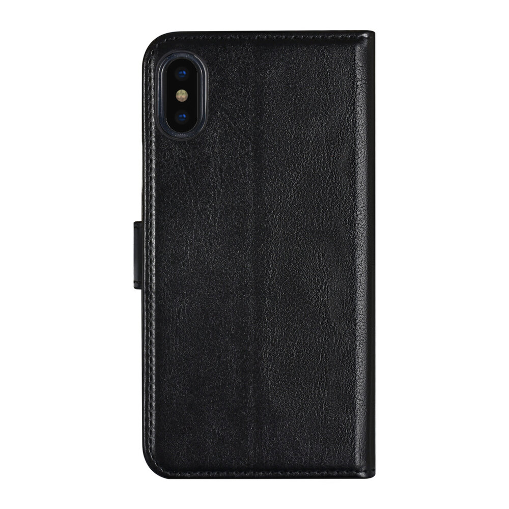 UNIQ Accessory UNIQ Accessory iPhone X-Xs Book type case - Card holder for 3 cards - Magnetic closure - Black UNIQ Accessory UNIQ Accessory iPhone X-Xs Book type case - Card holder for 3 cards - Magnetic closure - Black