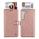 UNIQ Accessory UNIQ Accessory Galaxy S23 Book Case hoesje - Pasjeshouder voor 3 pasjes - Magneetsluiting - Hanger - Rose Gold UNIQ Accessory UNIQ Accessory Galaxy S23 Book Case hoesje - Pasjeshouder voor 3 pasjes - Magneetsluiting - Hanger - Rose Gold