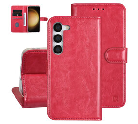 UNIQ Accessory UNIQ Accessory Galaxy S23 Book Case hoesje - Pasjeshouder voor 3 pasjes - Hanger - Felroze UNIQ Accessory UNIQ Accessory Galaxy S23 Book Case hoesje - Pasjeshouder voor 3 pasjes - Hanger - Felroze