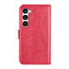 UNIQ Accessory UNIQ Accessory Galaxy S23 Book Case hoesje - Pasjeshouder voor 3 pasjes - Magneetsluiting - Hanger - Felroze UNIQ Accessory UNIQ Accessory Galaxy S23 Book Case hoesje - Pasjeshouder voor 3 pasjes - Magneetsluiting - Hanger - Felroze