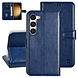 UNIQ Accessory UNIQ Accessory Galaxy S23 Book Case hoesje - Pasjeshouder voor 3 pasjes - Magneetsluiting - Hanger - Blauw UNIQ Accessory UNIQ Accessory Galaxy S23 Book Case hoesje - Pasjeshouder voor 3 pasjes - Magneetsluiting - Hanger - Blauw