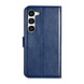 UNIQ Accessory UNIQ Accessory Galaxy S23 Book Case hoesje - Pasjeshouder voor 3 pasjes - Magneetsluiting - Hanger - Blauw UNIQ Accessory UNIQ Accessory Galaxy S23 Book Case hoesje - Pasjeshouder voor 3 pasjes - Magneetsluiting - Hanger - Blauw