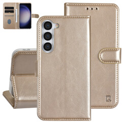 UNIQ Accessory Galaxy S23 Plus Book-Case hul - Kartenhalter für 3 Karten - Magnetverschluss - Gold