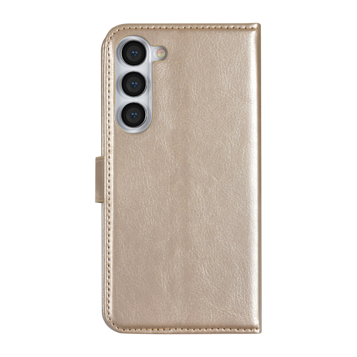 UNIQ Accessory UNIQ Accessory Galaxy S23 Plus Book Case hoesje - Pasjeshouder voor 3 pasjes - Hanger - Goud, foto 4 van 5