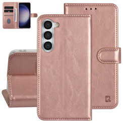 UNIQ Accessory Galaxy S23 Plus Book-Case hul - Kartenhalter für 3 Karten - Magnetverschluss - Rose Gold