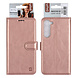 UNIQ Accessory UNIQ Accessory Galaxy S23 Plus Book type case - Card holder for 3 cards - Magnetic closure - Rose Gold UNIQ Accessory UNIQ Accessory Galaxy S23 Plus Book type case - Card holder for 3 cards - Magnetic closure - Rose Gold