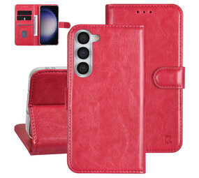 UNIQ Accessory UNIQ Accessory Galaxy S23 Plus Book Case hoesje - Pasjeshouder voor 3 pasjes - Hanger - Felroze UNIQ Accessory UNIQ Accessory Galaxy S23 Plus Book Case hoesje - Pasjeshouder voor 3 pasjes - Hanger - Felroze