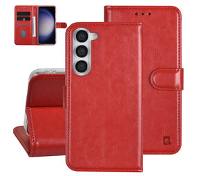 UNIQ Accessory UNIQ Accessory Galaxy S23 Plus Book Case hoesje - Pasjeshouder voor 3 pasjes - Hanger - Rood UNIQ Accessory UNIQ Accessory Galaxy S23 Plus Book Case hoesje - Pasjeshouder voor 3 pasjes - Hanger - Rood