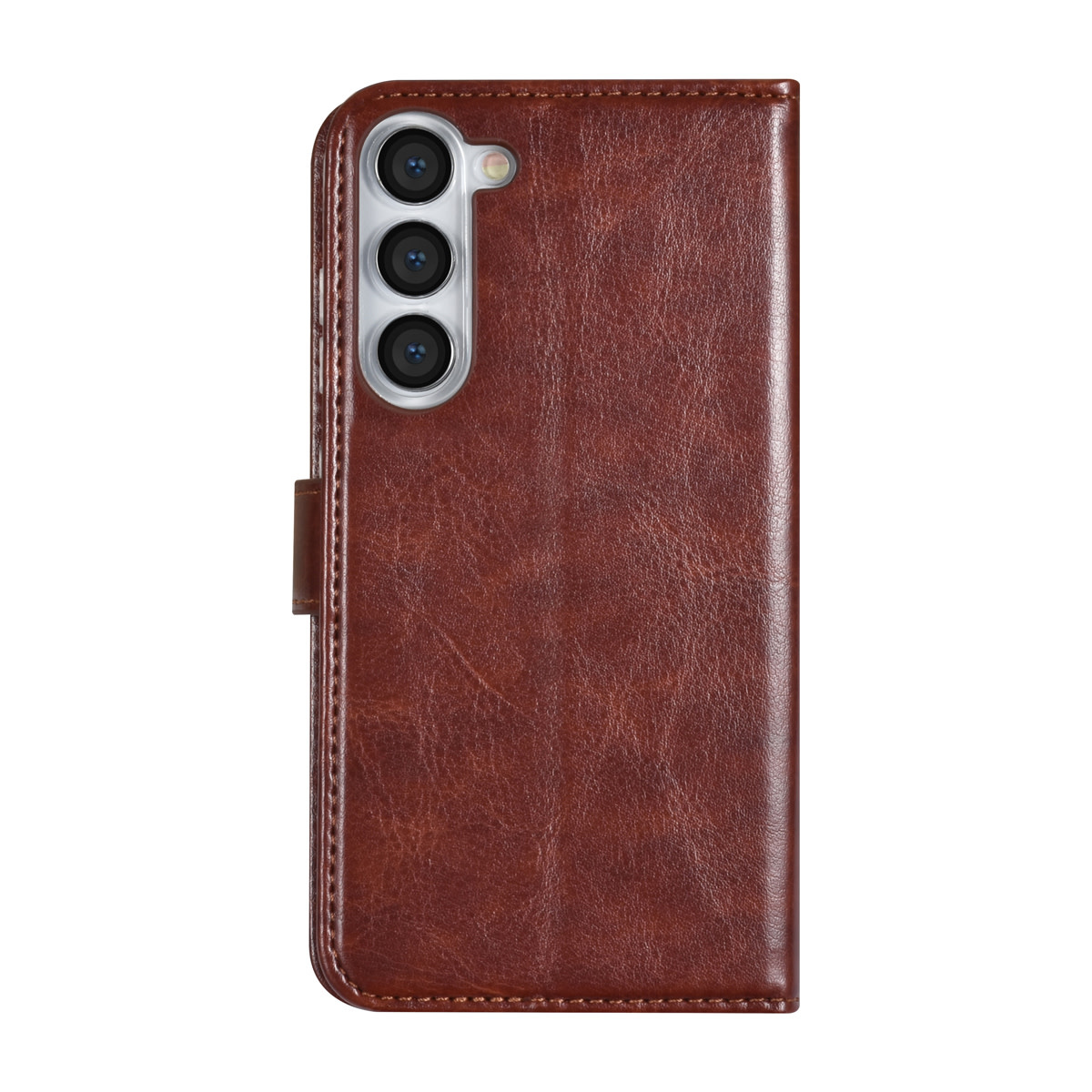 UNIQ Accessory UNIQ Accessory Galaxy S23 Plus Book Case hoesje - Pasjeshouder voor 3 pasjes - Hanger - Bruin, foto 4 van 5