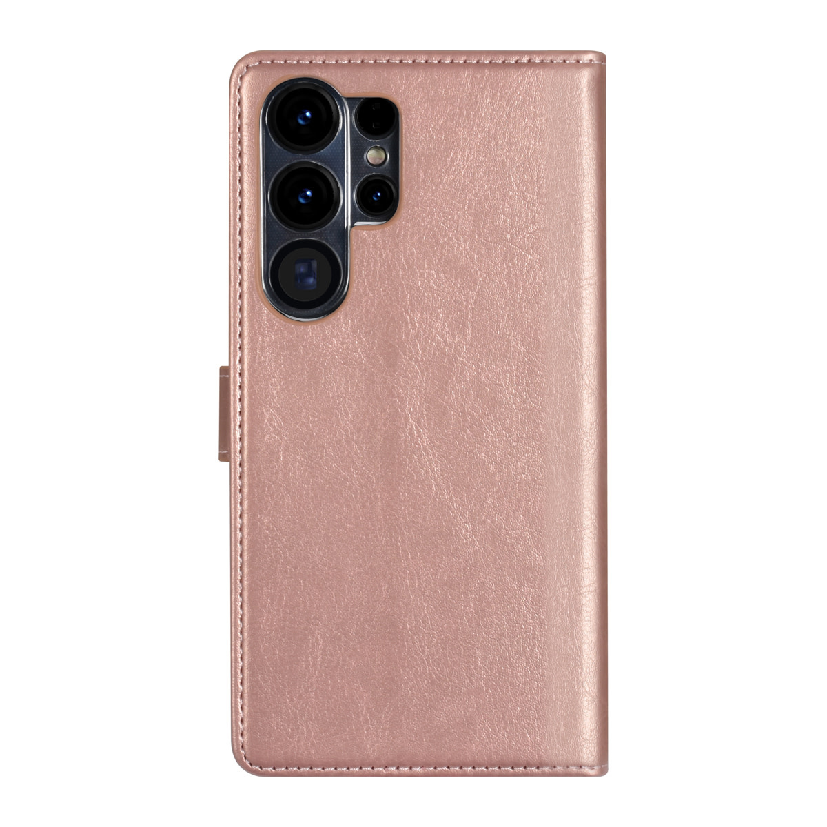 UNIQ Accessory UNIQ Accessory Galaxy S23 Ultra Book Case hoesje - Pasjeshouder voor 3 pasjes - Hanger - Rose Gold, foto 4 van 5