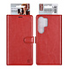 UNIQ Accessory UNIQ Accessory Galaxy S23 Ultra Book type case - Card holder for 3 cards - Magnetic closure - Red UNIQ Accessory UNIQ Accessory Galaxy S23 Ultra Book type case - Card holder for 3 cards - Magnetic closure - Red