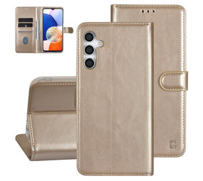 UNIQ Accessory UNIQ Accessory Galaxy A14 5G Book type case - Card holder for 3 cards - Magnetic closure - Gold UNIQ Accessory UNIQ Accessory Galaxy A14 5G Book type case - Card holder for 3 cards - Magnetic closure - Gold