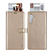 UNIQ Accessory UNIQ Accessory Galaxy A14 5G Book type case - Card holder for 3 cards - Magnetic closure - Gold UNIQ Accessory UNIQ Accessory Galaxy A14 5G Book type case - Card holder for 3 cards - Magnetic closure - Gold