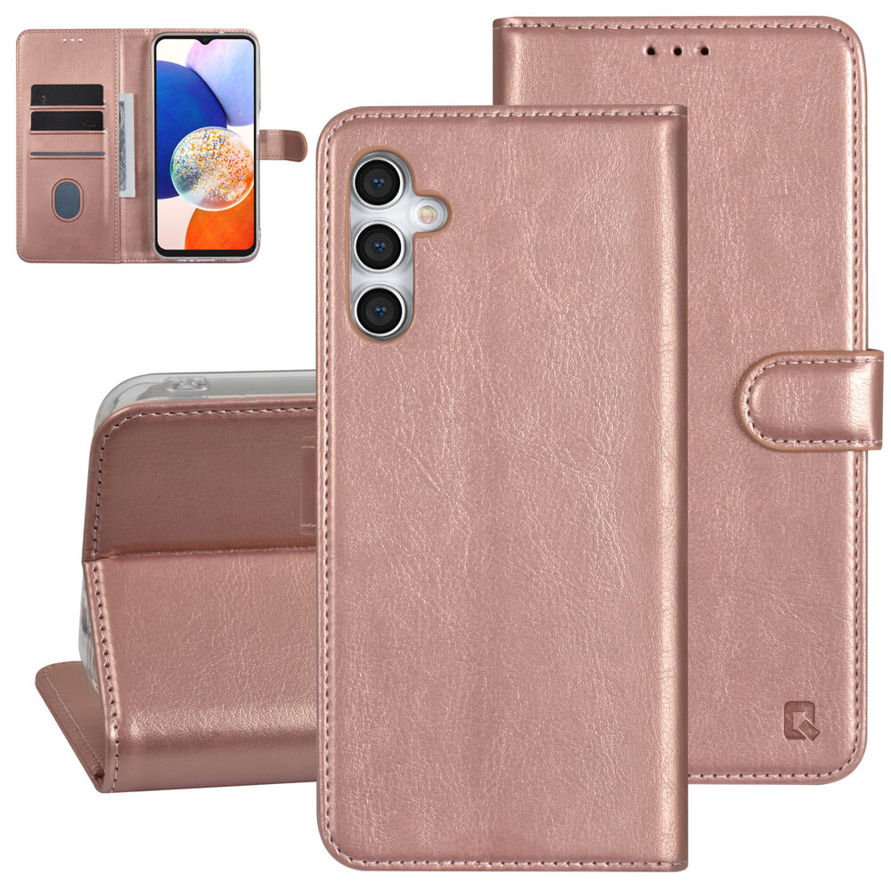 UNIQ Accessory UNIQ Accessory Étui pour Samsung Galaxy A14 5G - Porte-cartes pour 3 cartes - Fermeture magnétique -Rose Gold UNIQ Accessory UNIQ Accessory Étui pour Samsung Galaxy A14 5G - Porte-cartes pour 3 cartes - Fermeture magnétique -Rose Gold