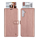UNIQ Accessory UNIQ Accessory Galaxy A14 5G Book type case - Card holder for 3 cards - Magnetic closure - Rose Gold UNIQ Accessory UNIQ Accessory Galaxy A14 5G Book type case - Card holder for 3 cards - Magnetic closure - Rose Gold