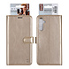 UNIQ Accessory UNIQ Accessory Galaxy A34 5G Book type case - Card holder for 3 cards - Magnetic closure - Gold UNIQ Accessory UNIQ Accessory Galaxy A34 5G Book type case - Card holder for 3 cards - Magnetic closure - Gold