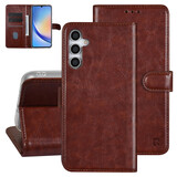 UNIQ Accessory UNIQ Accessory Galaxy A34 5G Book Case hoesje - Pasjeshouder voor 3 pasjes - Hanger - Bruin