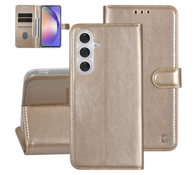 UNIQ Accessory UNIQ Accessory Galaxy A54 5G Book type case - Card holder for 3 cards - Magnetic closure - Gold UNIQ Accessory UNIQ Accessory Galaxy A54 5G Book type case - Card holder for 3 cards - Magnetic closure - Gold