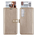 UNIQ Accessory UNIQ Accessory Galaxy A54 5G Book type case - Card holder for 3 cards - Magnetic closure - Gold UNIQ Accessory UNIQ Accessory Galaxy A54 5G Book type case - Card holder for 3 cards - Magnetic closure - Gold