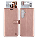 UNIQ Accessory UNIQ Accessory Galaxy A54 5G Book type case - Card holder for 3 cards - Magnetic closure - Rose Gold UNIQ Accessory UNIQ Accessory Galaxy A54 5G Book type case - Card holder for 3 cards - Magnetic closure - Rose Gold