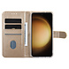 UNIQ Accessory UNIQ Accessory Galaxy S23 Book Case hoesje - Pasjeshouder voor 3 pasjes - Magneetsluiting - Hanger - Goud UNIQ Accessory UNIQ Accessory Galaxy S23 Book Case hoesje - Pasjeshouder voor 3 pasjes - Magneetsluiting - Hanger - Goud