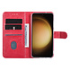 UNIQ Accessory UNIQ Accessory Galaxy S23 Book Case hoesje - Pasjeshouder voor 3 pasjes - Magneetsluiting - Hanger - Felroze UNIQ Accessory UNIQ Accessory Galaxy S23 Book Case hoesje - Pasjeshouder voor 3 pasjes - Magneetsluiting - Hanger - Felroze