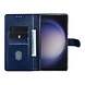 UNIQ Accessory UNIQ Accessory Galaxy S23 Ultra Book type case - Card holder for 3 cards - Magnetic closure - Blue UNIQ Accessory UNIQ Accessory Galaxy S23 Ultra Book type case - Card holder for 3 cards - Magnetic closure - Blue
