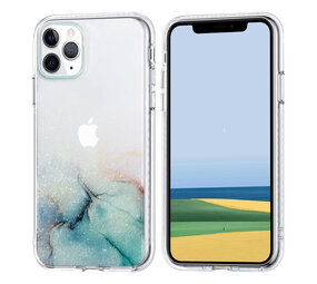 Apple iPhone 11 Pro TPU Backcover case - Blue Apple iPhone 11 Pro TPU Backcover case - Blue