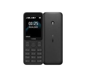Nokia Nokia 125 2G - Black Nokia Nokia 125 2G - Black