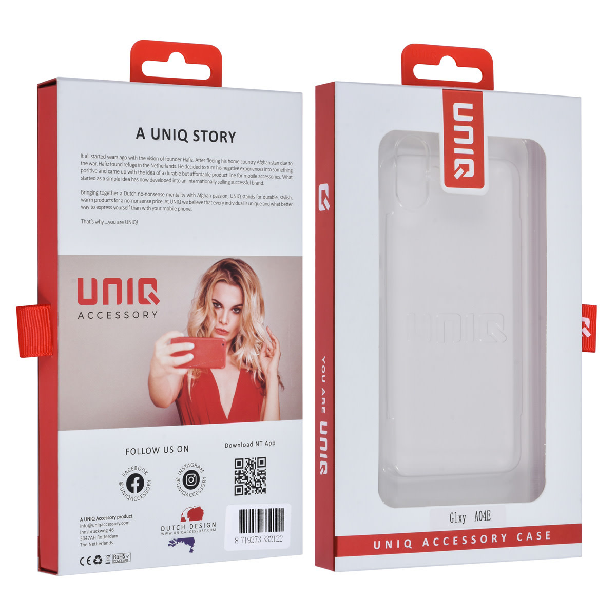 UNIQ Accessory UNIQ Accessory Samsung Galaxy A04e TPU Backcover - Transparant, foto 4 van 4