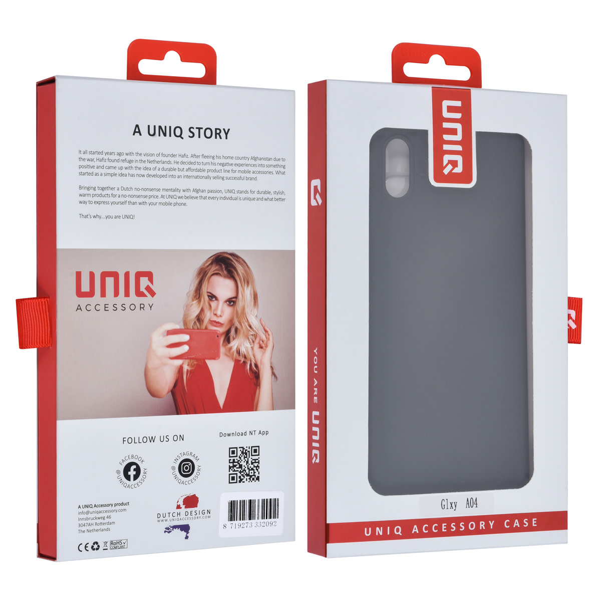 UNIQ Accessory UNIQ Accessory Samsung Galaxy A04 TPU Backcover - Zwart, foto 4 van 4