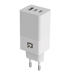 UNIQ Accessory Ladegerät - 65 W, 3,0 A, PD, GaN, ohne Kabel, weiß