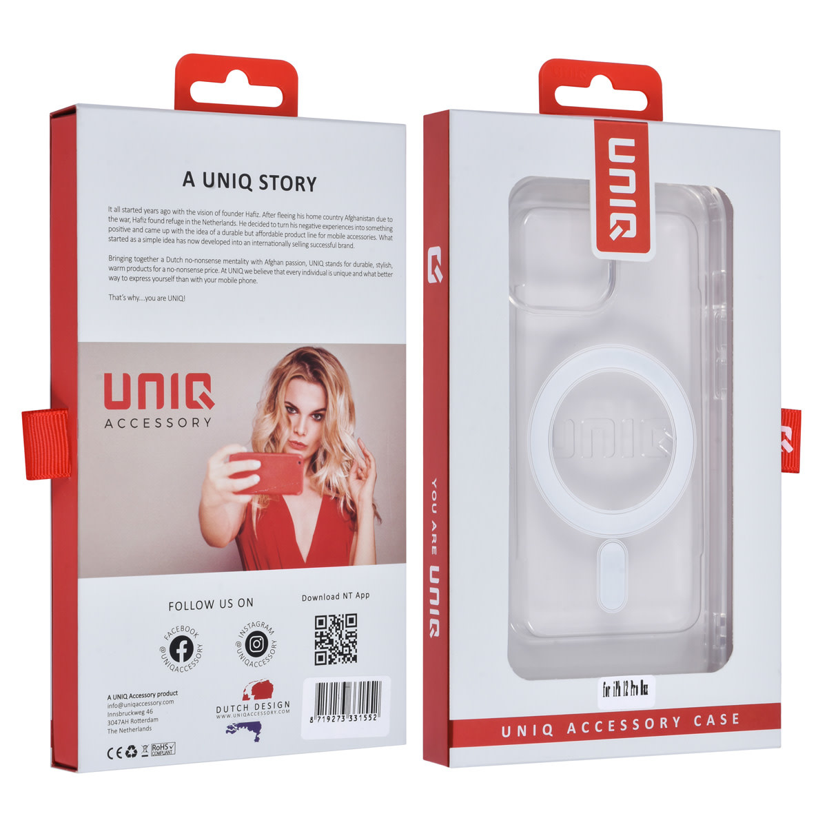 UNIQ Accessory UNIQ Accessory iPhone 12 Pro Max TPU Backcover - Magsafe Compatible - Transparant, foto 4 van 4