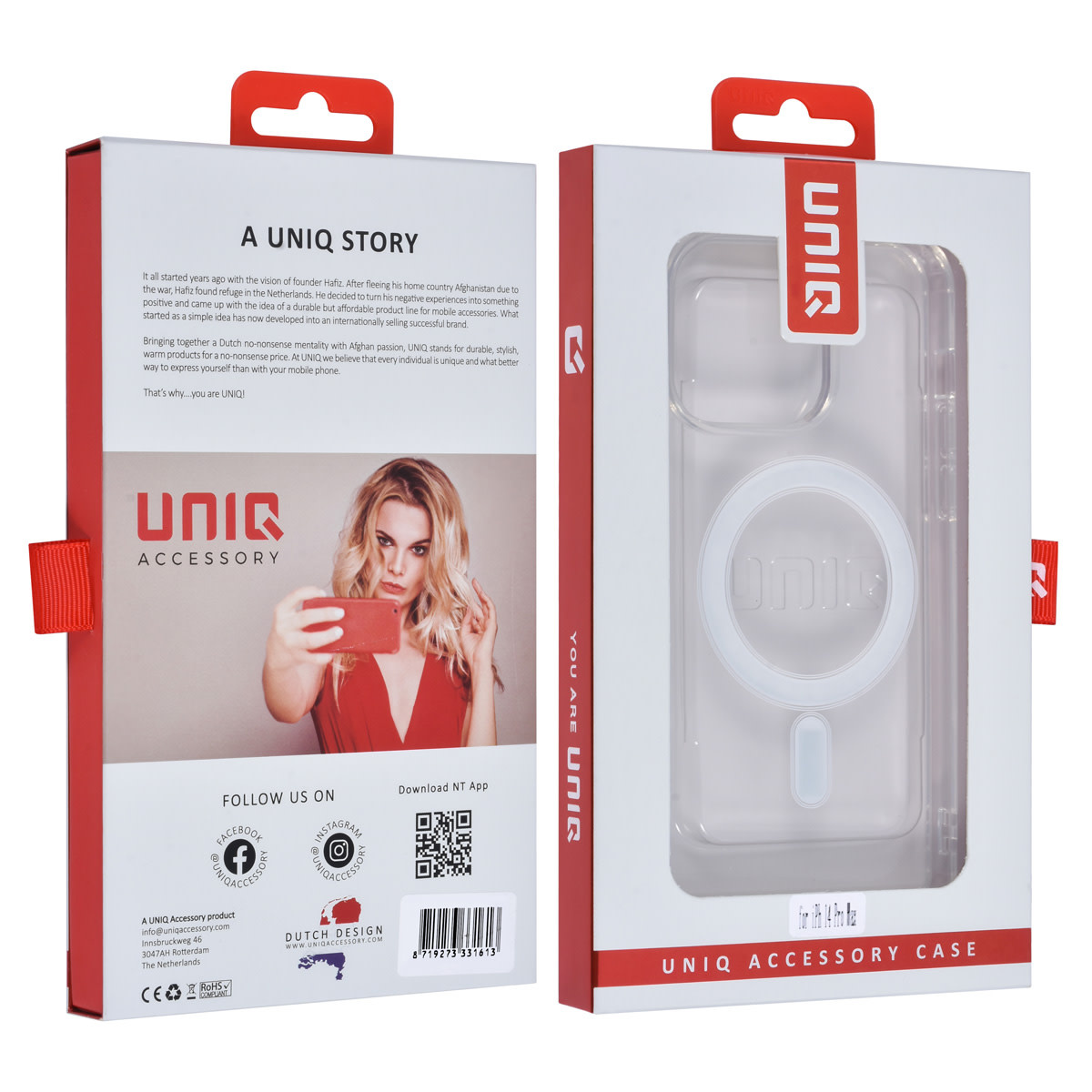 UNIQ Accessory UNIQ Accessory iPhone 14 Pro Max TPU Backcover - Magsafe Compatible - Transparant, foto 4 van 4