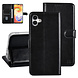 UNIQ Accessory UNIQ Accessory Galaxy A04 Book Case hoesje - Pasjeshouder voor 3 pasjes - Magneetsluiting - Hanger - Zwart UNIQ Accessory UNIQ Accessory Galaxy A04 Book Case hoesje - Pasjeshouder voor 3 pasjes - Magneetsluiting - Hanger - Zwart