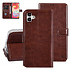 UNIQ Accessory UNIQ Accessory Galaxy A04e Book type case - Card holder for 3 cards - Magnetic closure - Brown UNIQ Accessory UNIQ Accessory Galaxy A04e Book type case - Card holder for 3 cards - Magnetic closure - Brown