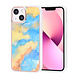 UNIQ Accessory UNIQ Classic Case iPhone 13 Mini TPU Back Cover hoesje - Marble Yellow UNIQ Accessory UNIQ Classic Case iPhone 13 Mini TPU Back Cover hoesje - Marble Yellow