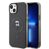 Karl Lagerfeld Karl Lagerfeld iPhone 15 & 14 Plus Hardcase hoesje - Magsafe Compatible - Ikonik - Zwart Karl Lagerfeld Karl Lagerfeld iPhone 15 & 14 Plus Hardcase hoesje - Magsafe Compatible - Ikonik - Zwart
