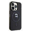 Karl Lagerfeld Karl Lagerfeld iPhone 15 Pro TPU Hardcase-Rückseite - Magsafe Compatible - Ikonik - Schwarz