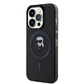Karl Lagerfeld Karl Lagerfeld iPhone 15 Pro TPU Hardcase-Rückseite - Magsafe Compatible - Ikonik - Schwarz