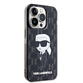 Karl Lagerfeld Karl Lagerfeld iPhone 15 Pro TPU Hardcase-Rückseite - Ikonik Monogram - Schwarz