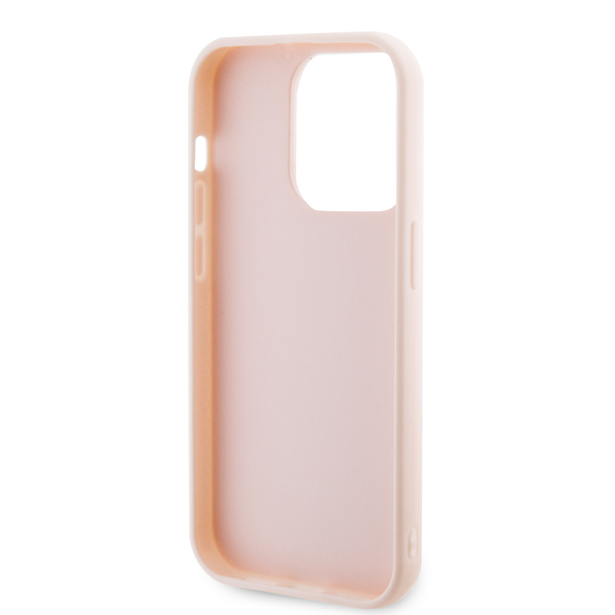 Karl Lagerfeld Karl Lagerfeld iPhone 15 Pro Hardcase hoesje - 3D Glitter Logo - Roze, foto 2 van 6