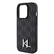 Karl Lagerfeld Karl Lagerfeld Coque arrière en TPU iPhone 15 Pro Max - Hot Stamp - KL Metal Logo - Monogram - Noir Karl Lagerfeld Karl Lagerfeld Coque arrière en TPU iPhone 15 Pro Max - Hot Stamp - KL Metal Logo - Monogram - Noir