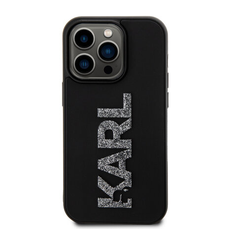 Karl Lagerfeld Karl Lagerfeld Coque arrière en TPU iPhone 15 Pro Max - 3D Glitter Logo - Noir Karl Lagerfeld Karl Lagerfeld Coque arrière en TPU iPhone 15 Pro Max - 3D Glitter Logo - Noir