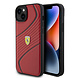 Ferrari Ferrari iPhone 15 & 14 Plus TPU Hardcase - Twist - Red Ferrari Ferrari iPhone 15 & 14 Plus TPU Hardcase - Twist - Red